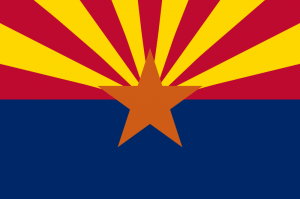 The flag of Arizona state.